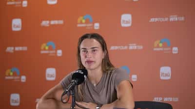 Aryna Sabalenka beim 2025 Miami Open, Weltranglistenerste im Damentennis