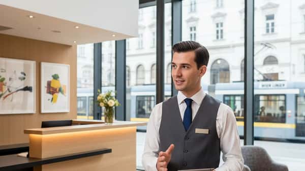 Österreichischer Hotelmitarbeiter prüft seine KV-Rechte 2025