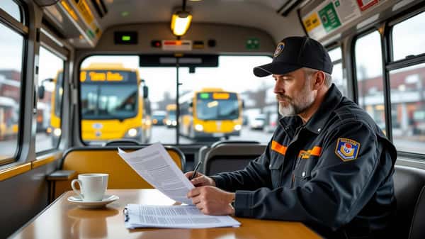 Løn og lønforhøjelse i landsoverenskomsten for rutebilkørsel i provinsen 2025-2028