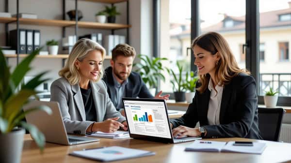 Mains analysant un plan de financement de formation CPF sur documents imprimés à Bordeaux