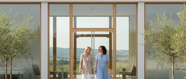 Estetista che esegue un trattamento viso professionale in un centro estetico moderno a Milano