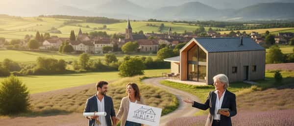 Femme comparant des documents d'assurance habitation sur une table de cuisine dans un appartement parisien