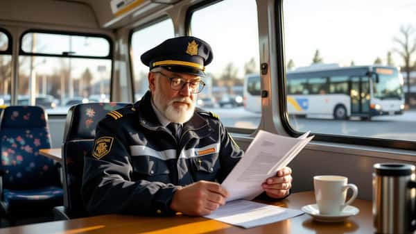 Pension och försäkringar i Bussbranschavtalet 2025–2027 : Lars och Martas situation