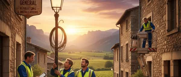 Eletricista brasileiro trabalhando em painel de disjuntores residencial com equipamento de proteção