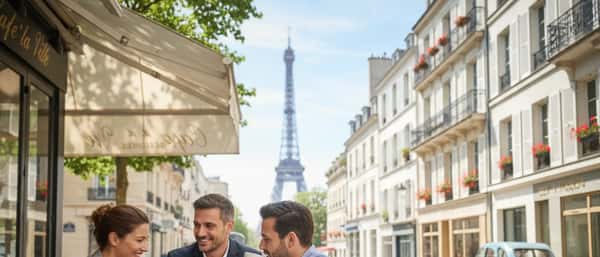 Österreicherin prüft Finanzdokumente am Esstisch in einer Wiener Wohnung bei Tageslicht