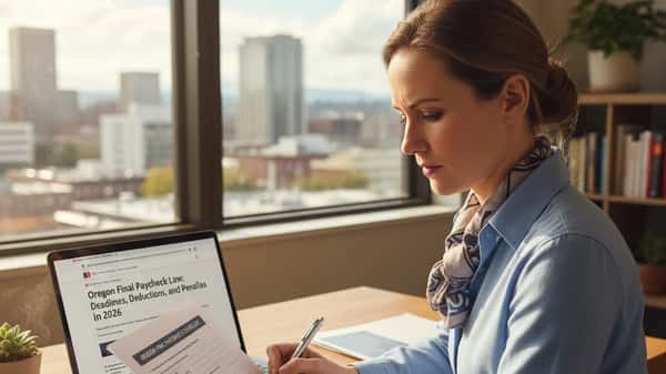 Oregon Final Paycheck Law: Deadlines, Deductions, and Penalties in 2026