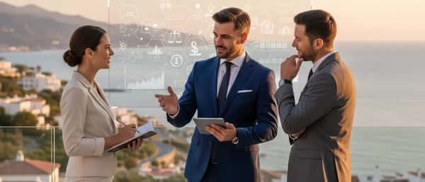 Donna italiana che consulta un avvocato online tramite videochiamata dal proprio salotto