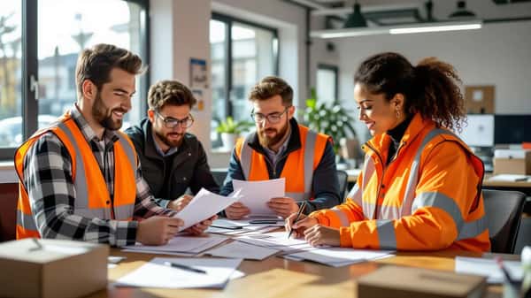 Workers in postal sector reviewing their pay agreement in the UK, 2026