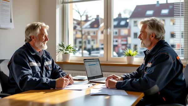 Försäkringar och pension i Installationsavtalet : Anders deltidspension från 62 år
