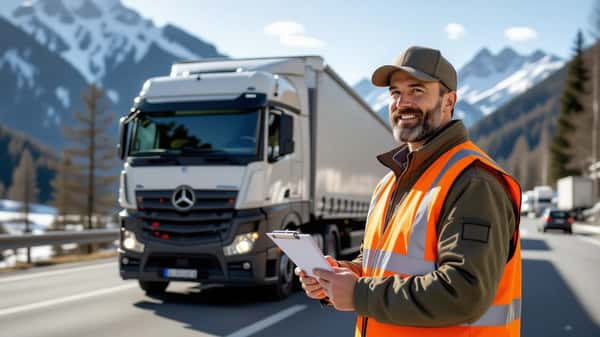 Österreichischer Lkw-Fahrer prüft seine KV-Rechte 2026