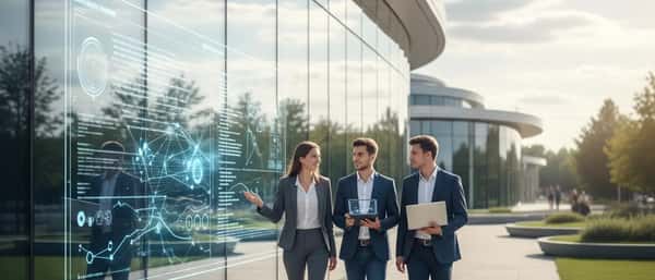 Junge Informatikerin arbeitet an Laptop mit Code in einem modernen Büro in Berlin