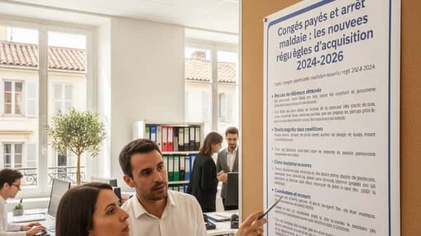 Congés payés et arrêt maladie : les nouvelles règles d'acquisition 2024-2026