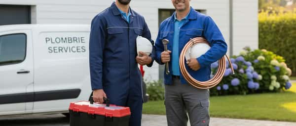 Professional plumber repairing pipes under a kitchen sink in a British terrace house