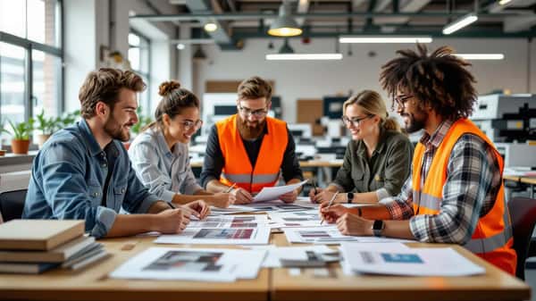 Beschäftigte in der Druckindustrie prüfen ihre Tarifrechte, Deutschland 2026