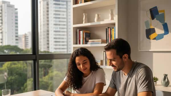 Estudante brasileiro recebendo aula particular de Economia com professor em São Paulo