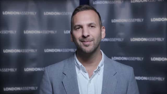 Zack Polanski, Green Party leader, at public event in London