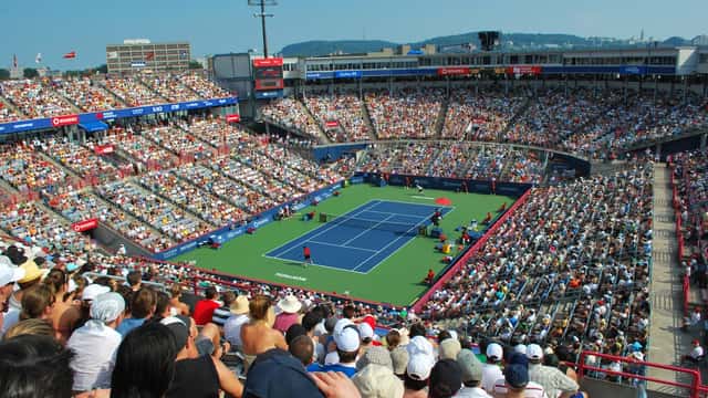 Court central Rogers Cup Montréal spectateurs IGA Stadium 2026