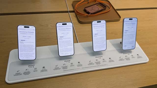 Apple iPhone 17 lineup including iPhone 17 Pro and Pro Max models displayed side by side