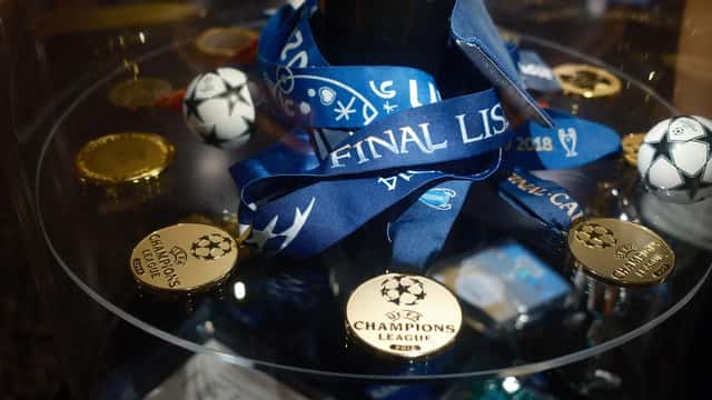 Medaglie vincitori UEFA Champions League al CR7 Museum