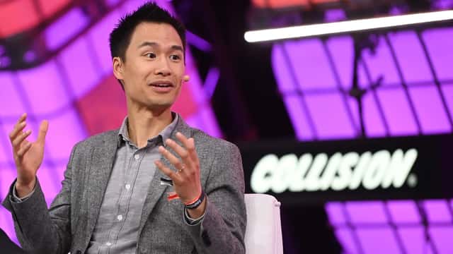 Andrew Chau, co-fondateur de Neo Financial, lors d'une conférence fintech à Toronto
