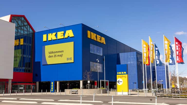 IKEA varuhus i Sverige exteriör