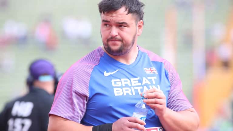 Shot put athlete competing at Men's Shot Put event, European Athletics Championships 2022