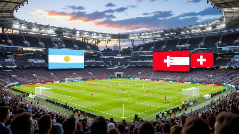 Composition tactique Argentine Suisse 2026
