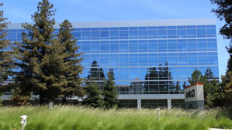 AMD Advanced Micro Devices headquarters building in Santa Clara California