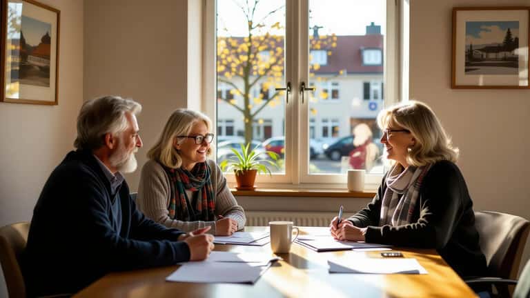 Pensionsrådgiver og statsansat akademikerpar gennemgår OK26-pensionsplan i Aalborg