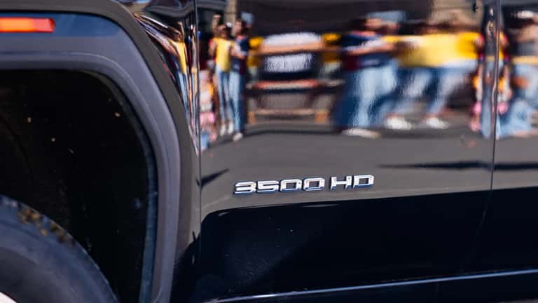 Chevy Silverado 3500 HD pickup truck subject to GM safety recall for transfer case defect