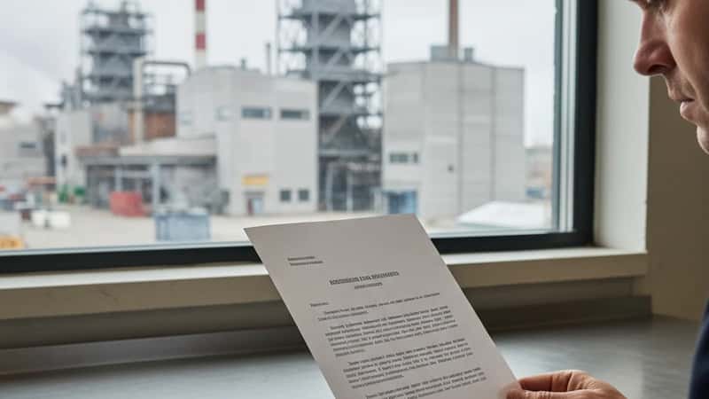 "Suomalainen sähköasentaja lukee irtisanomisilmoitusta Jyväskylässä"