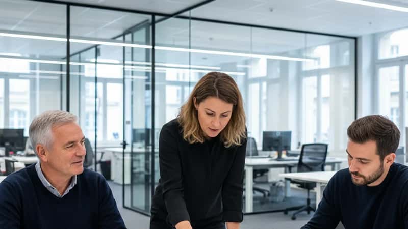 Finansansatte i Aalborg gennemgår STOKen 2025-2028 ændringer i fælles briefing