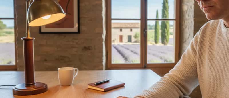 Nærbilde av hender som regner på pensjonssparing med kalkulator og pensjonspapirer på et skrivebord