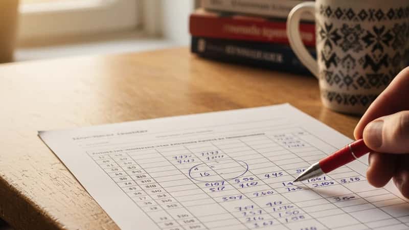 Gymnasielærer dokumenterer overtimer i logbog ved normtimeskema i Roskilde