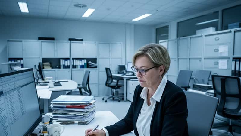 HR-direktør gennemgår pensionsberegninger under OK26 på Odense Universitetshospital