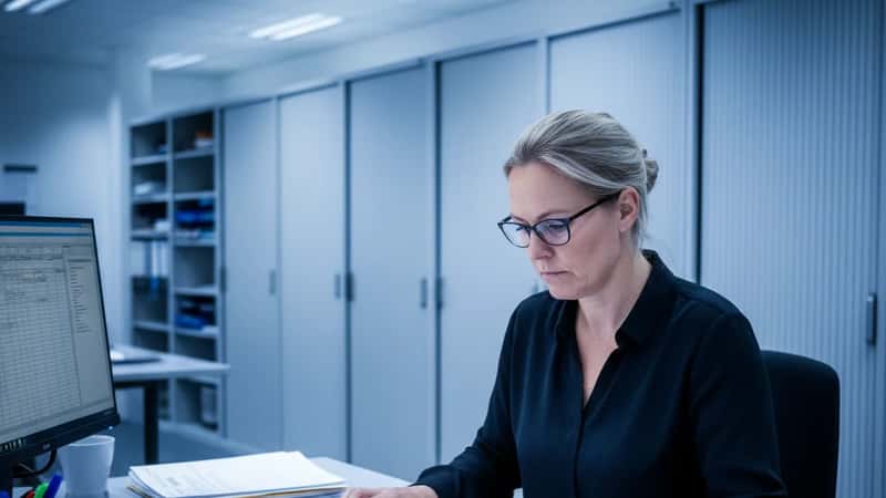 HR-koordinator i regionalt sundhedsadministrationskontor i Aarhus gennemgår vagtplaner