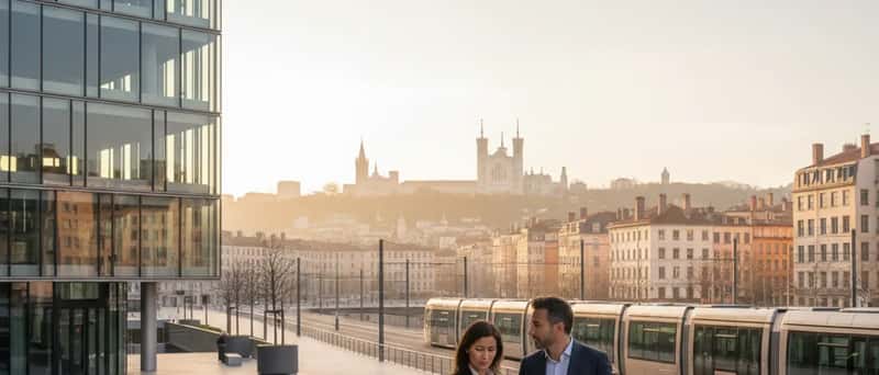 Accountant reviewing financial documents at a desk with calculator and spreadsheets under warm lamp light