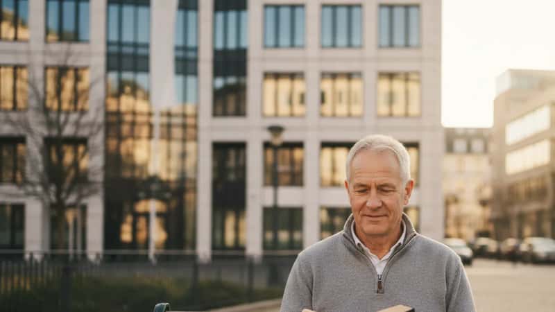 Senior finansansat nyder seniordeltid i Odense — gradvis frihed fra arbejdsmarkedet