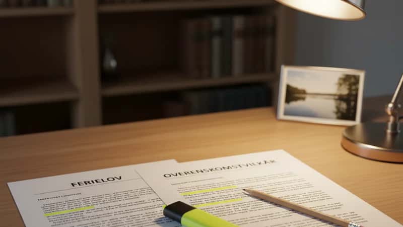 Servicemedarbejder sammenligner ferielov og overenskomst i Silkeborg