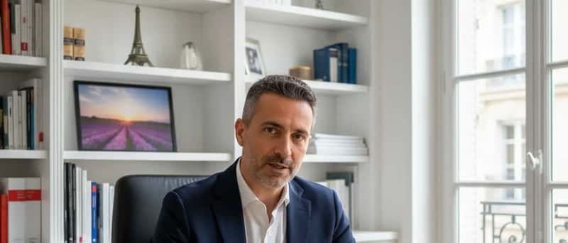 Avvocato italiano in videoconsulenza con una cliente dal suo studio