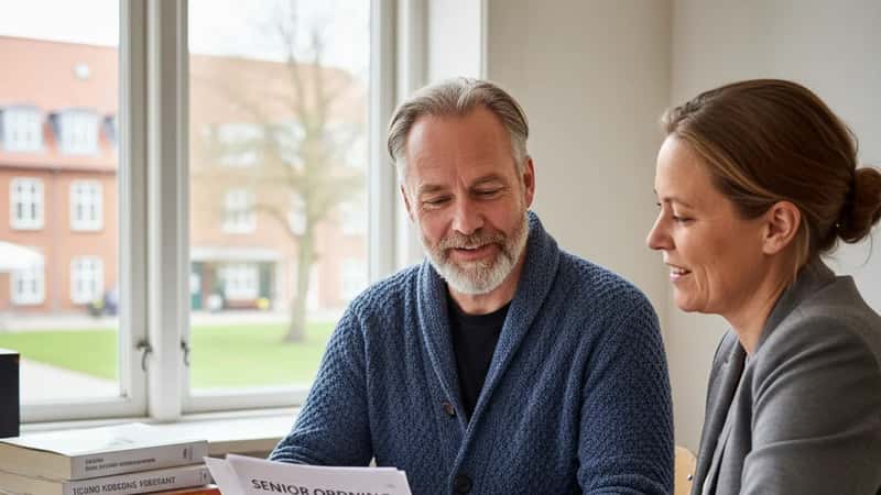 Gymnasielærer drøfter seniorordning med tillidsrepræsentant i Fredericia