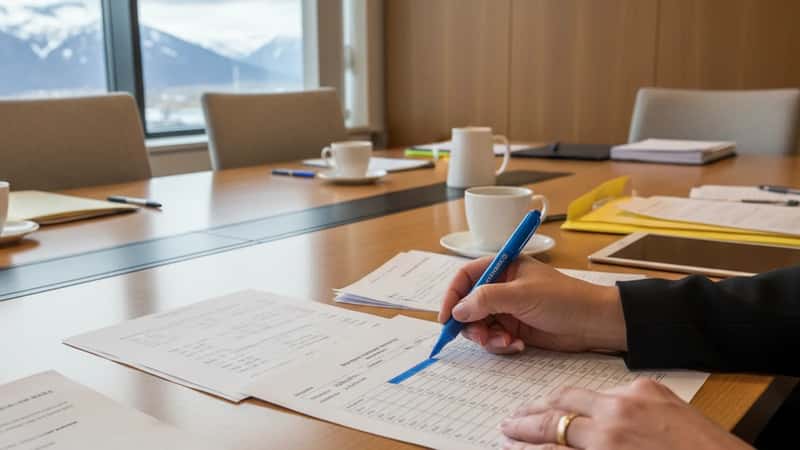 Norsk HR-leder markerer lønnstrinn i tariffregulativ ved statskontor i Tromsø