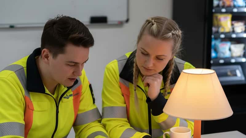 Luftfartsansatte i Herning gennemgår feriesammenligning under 3F Transport overenskomsten