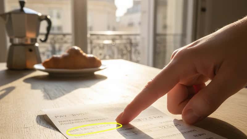 Paystub showing Rhode Island sick leave accrued balance highlighted, employee checking their entitlement before calling in sick
