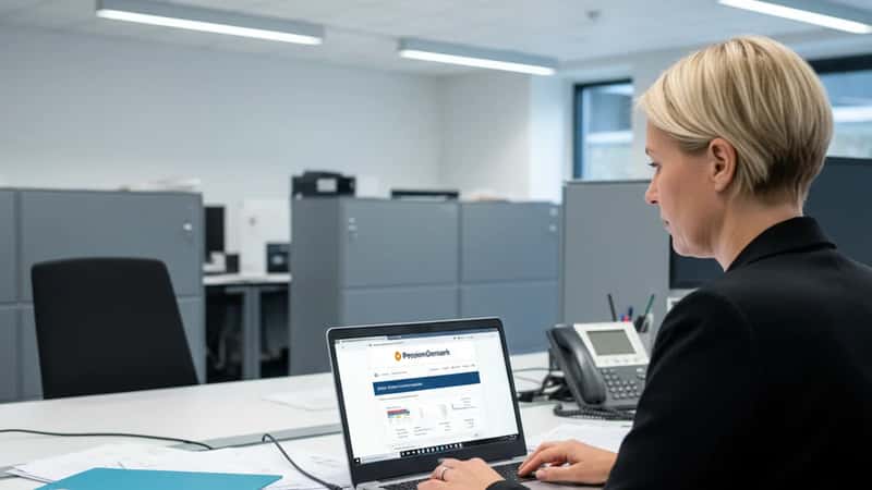 HR-chef i Odense gennemgår pensionsberegninger fra Industri- og VVS-overenskomsten 2025-2028