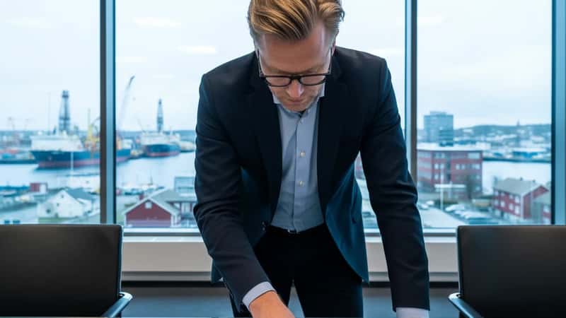 Arbeidsrettsadvokat sammenligner Oljeserviceavtalen OSA 357 og Sokkeloverenskomsten på kontorbordet i Stavanger