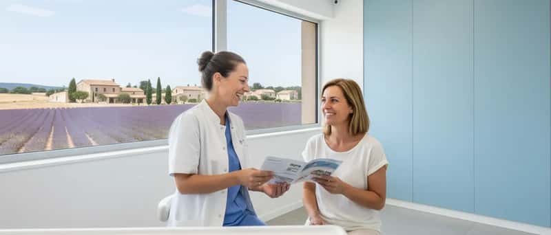 Tannlegeinstrumenter på steril brett i en moderne norsk tannklinikk