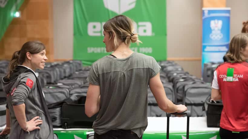 Janine Flock im Österreich-Nationaltrikot, Olympische Winterspiele