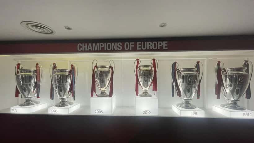 UEFA Champions League-trofeer vunnet av Liverpool FC