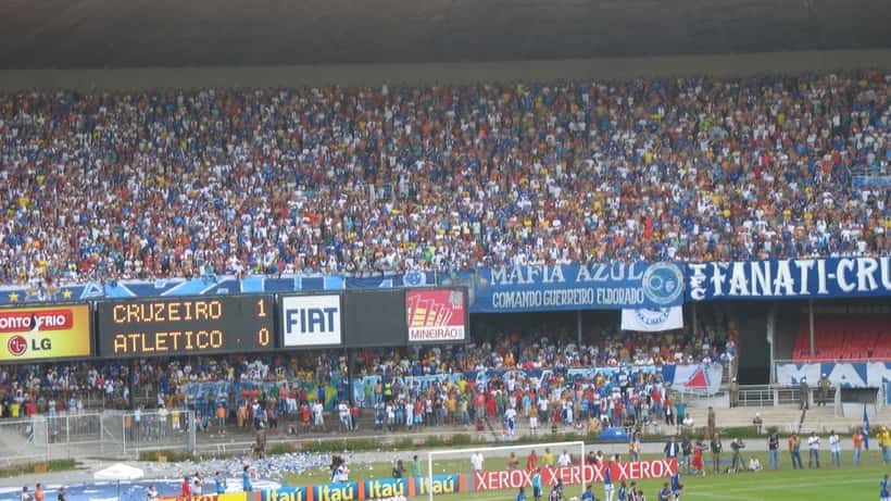 Estádio Mineirão durante jogo do Cruzeiro Esporte Clube no Brasileirão 2026